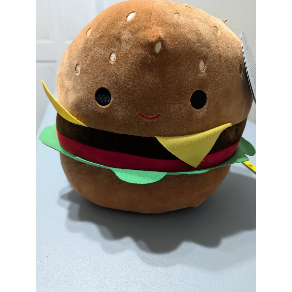 Carl the Burger Squishmallows Foodie 16" Stuffed Plush Animal Cheeseburger New